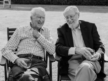 The Homestead Event and Wedding Venue, Eagle Ridge Country Estate, two old men talking