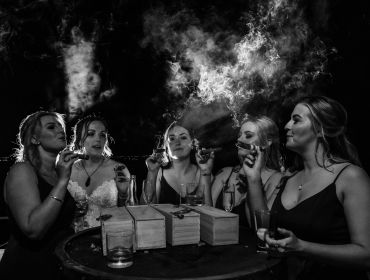 Eagle Ridge Country Estate, Wedding Venue, Women smoking cigars